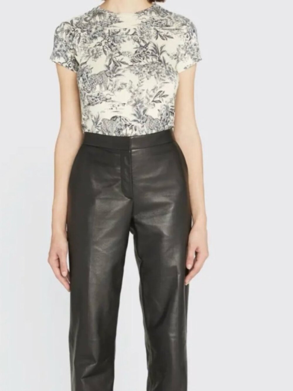L'AGENCE Ressi Safari Toile Print Tee - NWT - XL - Picture 2 of 4